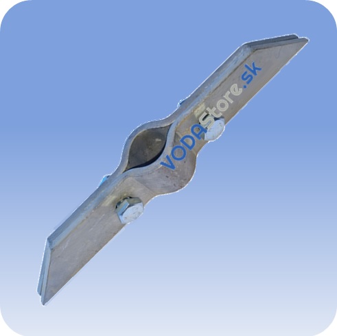 Montážna svorná pozinkovaná spona na zavesenie čerpadla 5/4"/DN32mm-L350mm