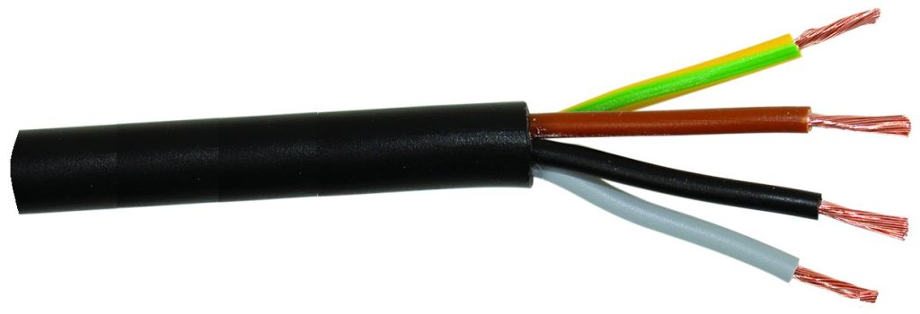 Kábel H07RN-F 4G2,5 TITANEX so zvýšenou odolnosťou