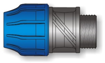 Spojka  s vonk. závitom 50 x 2"