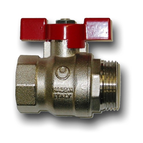 Guľový kohút - motýľ 1" MF