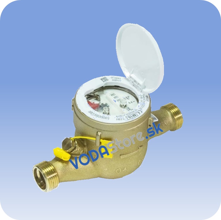 Vodomer domový mokrobežný DN25, Q3=10 m3/h, L=260 mm, do 50°C