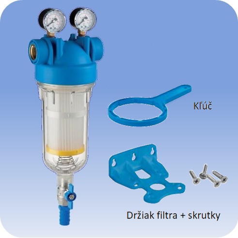 Filter autopreplachový HYDRA RSH 1" s manometrami