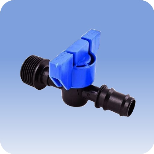 Adaptér závitový priamy 1/2" vonk. x 16mm s ventilom