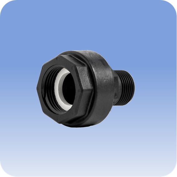 Hollanderové šróbenie plastové priame 5/4"x1"