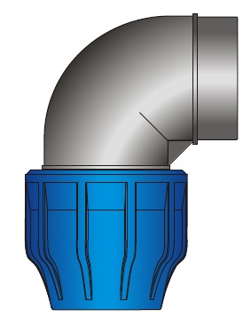 Koleno s vnút. záv. 32x3/4"
