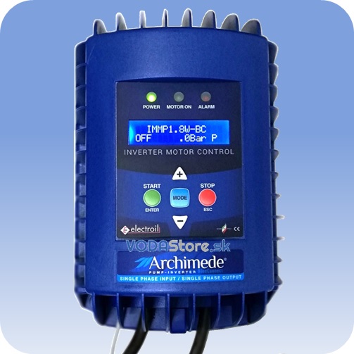Frekvenčný menič na čerpadlo ARCHIMEDE IMMP 1,8 W-BC