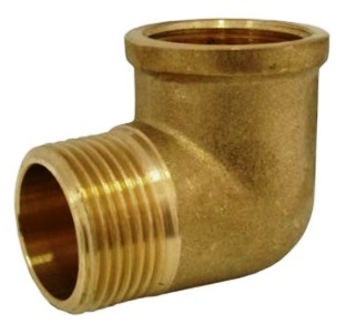 Koleno mosadzné MF 5/4"-90 stupňové