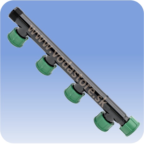 Holenderový radový T-kus štvoritý 1"- Irritec