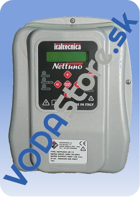 Frekvenčný menič pre čerpadlo Nettuno 3P 13A 400V