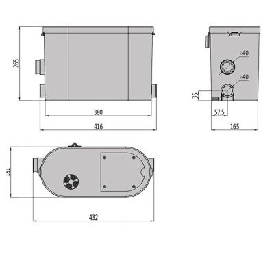 PumpaLift C-2 rozmery