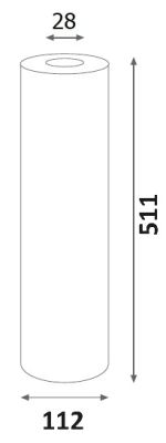 Vložka filtračná-CPP 20 BIG SX 20 mcr